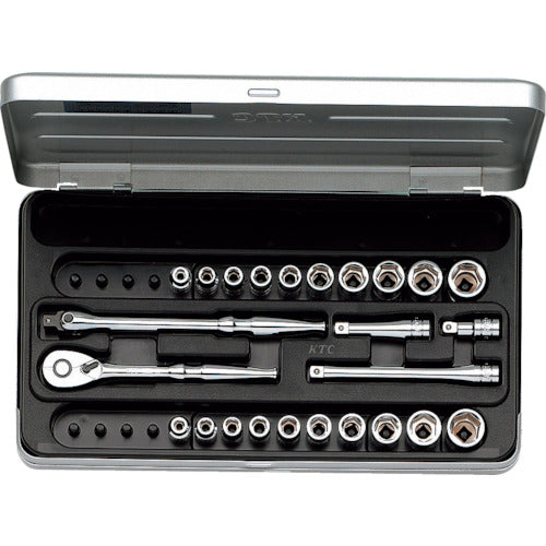 KTC TB2X20B 6.3 sq. Socket wrench set (25 pieces) 6.35mm socket drive