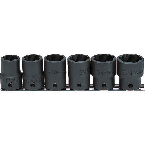 KO-KEN RS41276 Nut twister set, 12.7mm drive, 6-piece set