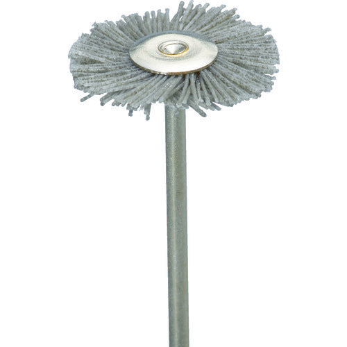 NAKANISHI 51011 Diamond-infused nylon brush Wheel type