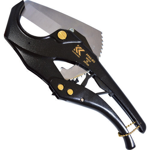 FUJIYA FP60-BG PVC pipe cutter (maximum outer diameter φ60mm, black and gold)