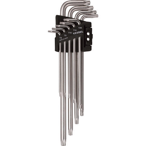 VESSEL 8509TXH Tamper-proof Torx wrench Set of 9