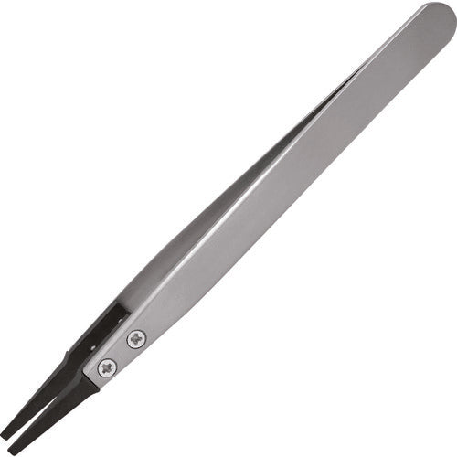 ENGINEER PTZ-46 ESD tweezers Flat type