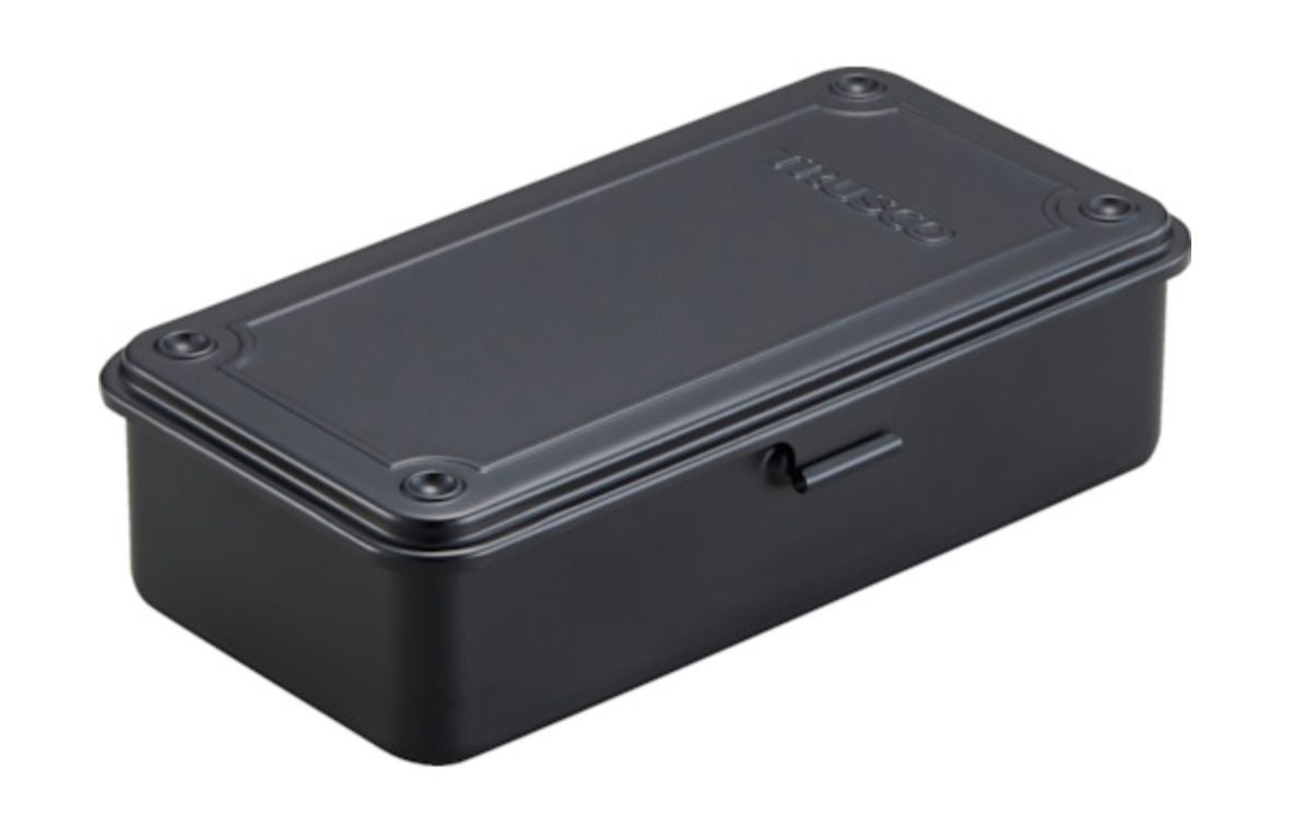 TRUSCO T-190 Series Trunk-Style Steel Tool Box Height 56mm Made in Japan