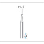 NAKANISHI 12313 Electroplated diamond bur spherical