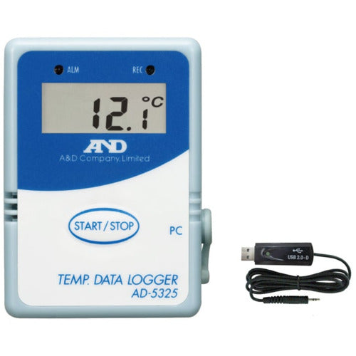 A&D AD5325 Temperature data logger 8000 Memory Starter Set
