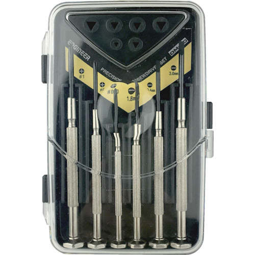 ENGINEER DM-60 Phillips/flathead precision screwdriver set