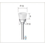NAKANISHI 50723 Nylon brush 10 pieces