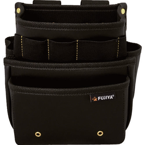 FUJIYA PS-23BG Standard 3-tier tool belt (black and gold)