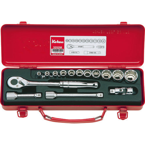 KO-KEN 3252M Socket set 9.5mm socket drive