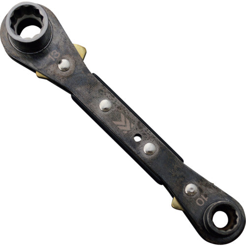 FUJIYA FRS-11-BG Ratchet wrench (black and gold)