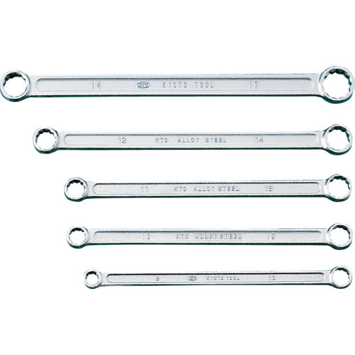 KTC M1505 Straight long combination wrench set [5-piece set]