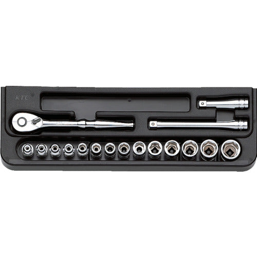KTC TB214 6.3 sq. Socket Wrench Set [17 pieces]