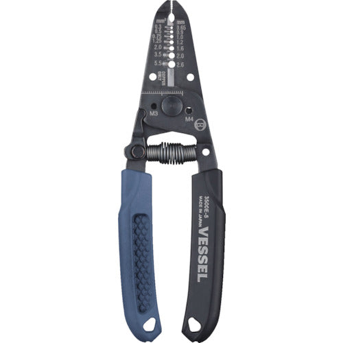 VESSEL 0.035 Wire stripper with screw cutter