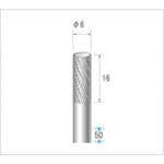 NAKANISHI 21515 Titanium-coated carbide cutter Cylindrical