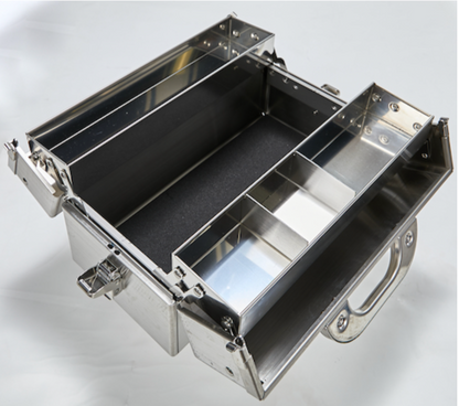 TRUSCO SU3D-370 Stainless Steel Double-Opening Tool Box