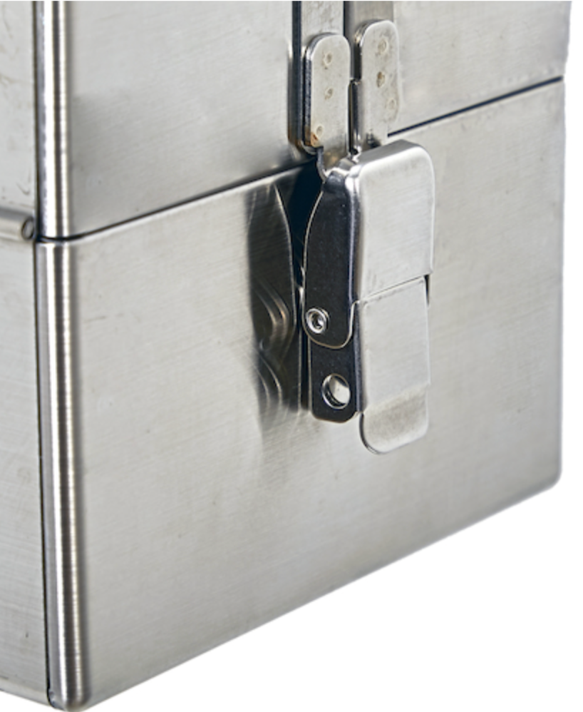 TRUSCO SU3D-370 Stainless Steel Double-Opening Tool Box