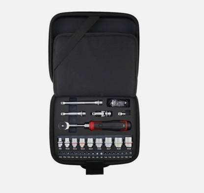 VESSEL 400ER3-1M Cordless Electric Slim Ratchet Wrench Set 31 Socket Bits