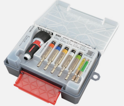 ANEX Torque Adapter Set ATA-S1 for M3–M6 Electrical Screwdriver Kit