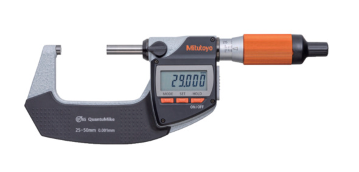 MITUTOYO QuantuMike Digital Outside Micrometer 25–50mm MD-E50 (293-141-40) Made in Japan
