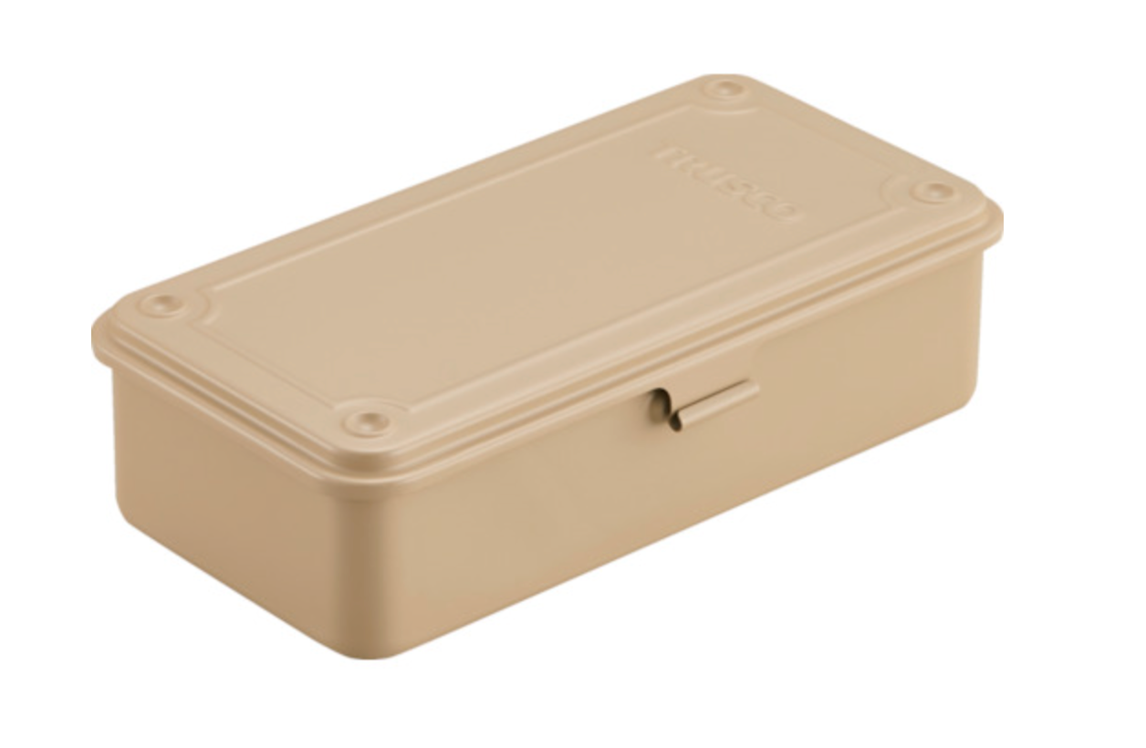 TRUSCO T-190 Series Trunk-Style Steel Tool Box  Height 56mm Made in Japan