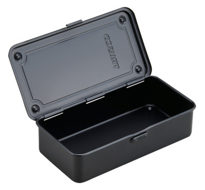 TRUSCO Trunk-Type Steel Toolbox T-190MBK – 203×109×56mm, Matte Black1