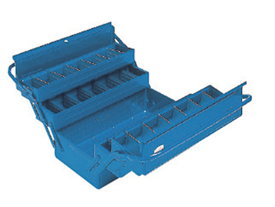 TRUSCO GT-470-B Tool Box 3-Tier Tray Steel Blue 18.8"x8.9"x13.5" Made in Japan1