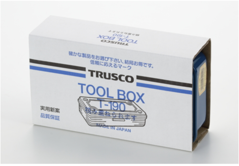 TRUSCO Trunk-Type Steel Toolbox T-190MBK – 203×109×56mm, Matte Black6