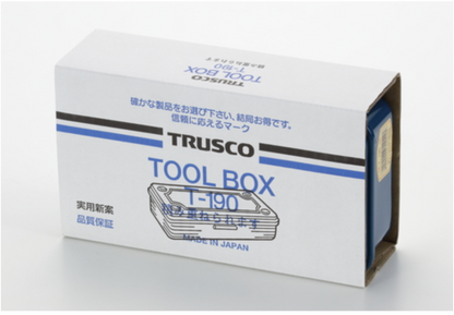 TRUSCO Trunk-Type Steel Toolbox T-190MBK – 203×109×56mm, Matte Black6