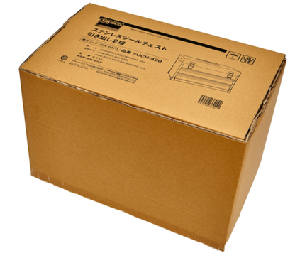 TRUSCO Stainless Steel Tool Chest – 2-Drawer (W395×D220×H250mm)2