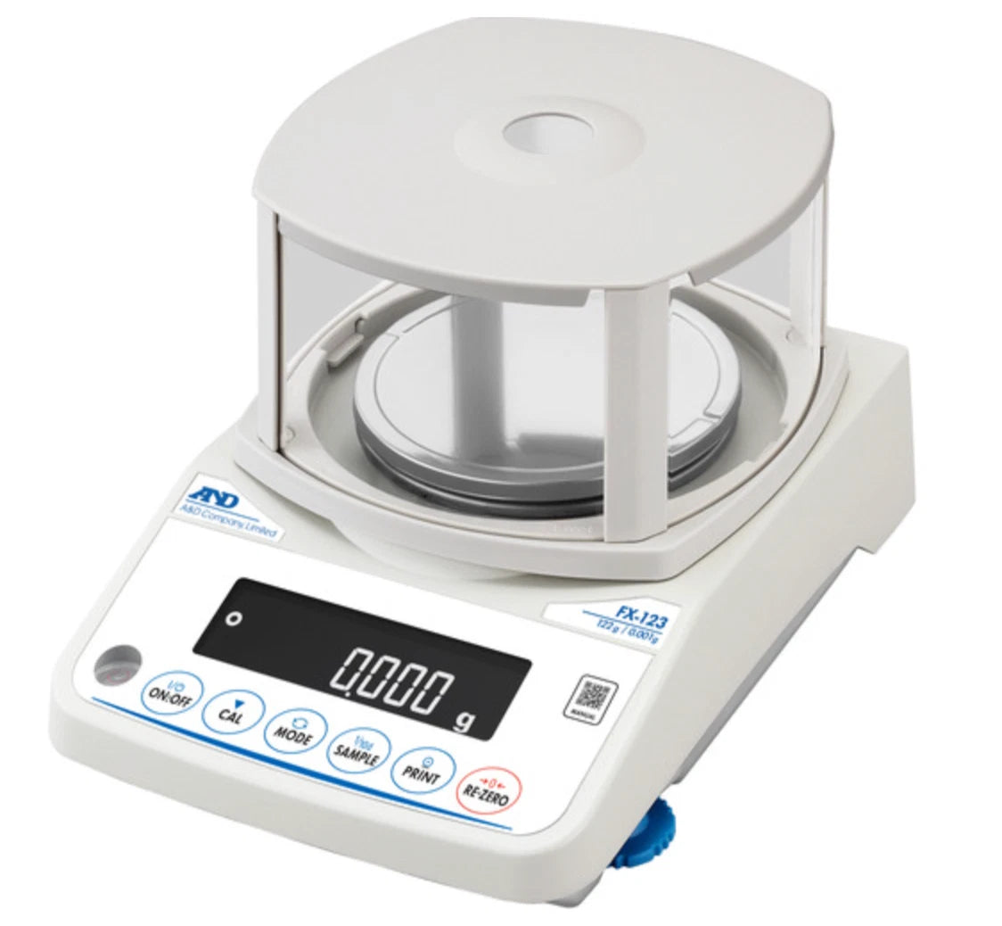 A&D FX-123 GN Enabled Reloading Analytical Balance 122g x 0.001g